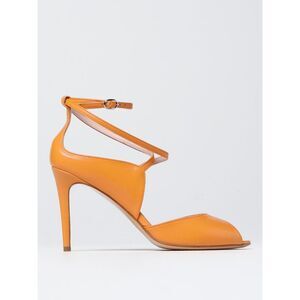 Anna F. Heeled Sandal Woman Orange